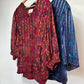 VINTAGE PSYCHEDELIC PAISLEY SEE THROUGH BLOUSE