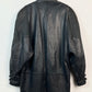 VINTAGE 80s TEXTURED GENUINE LEATHER JACKET