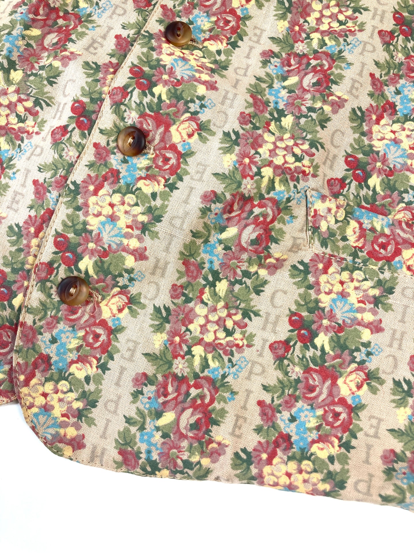 VINTAGE DEADSTOCK CHIPIE FLORAL VEST