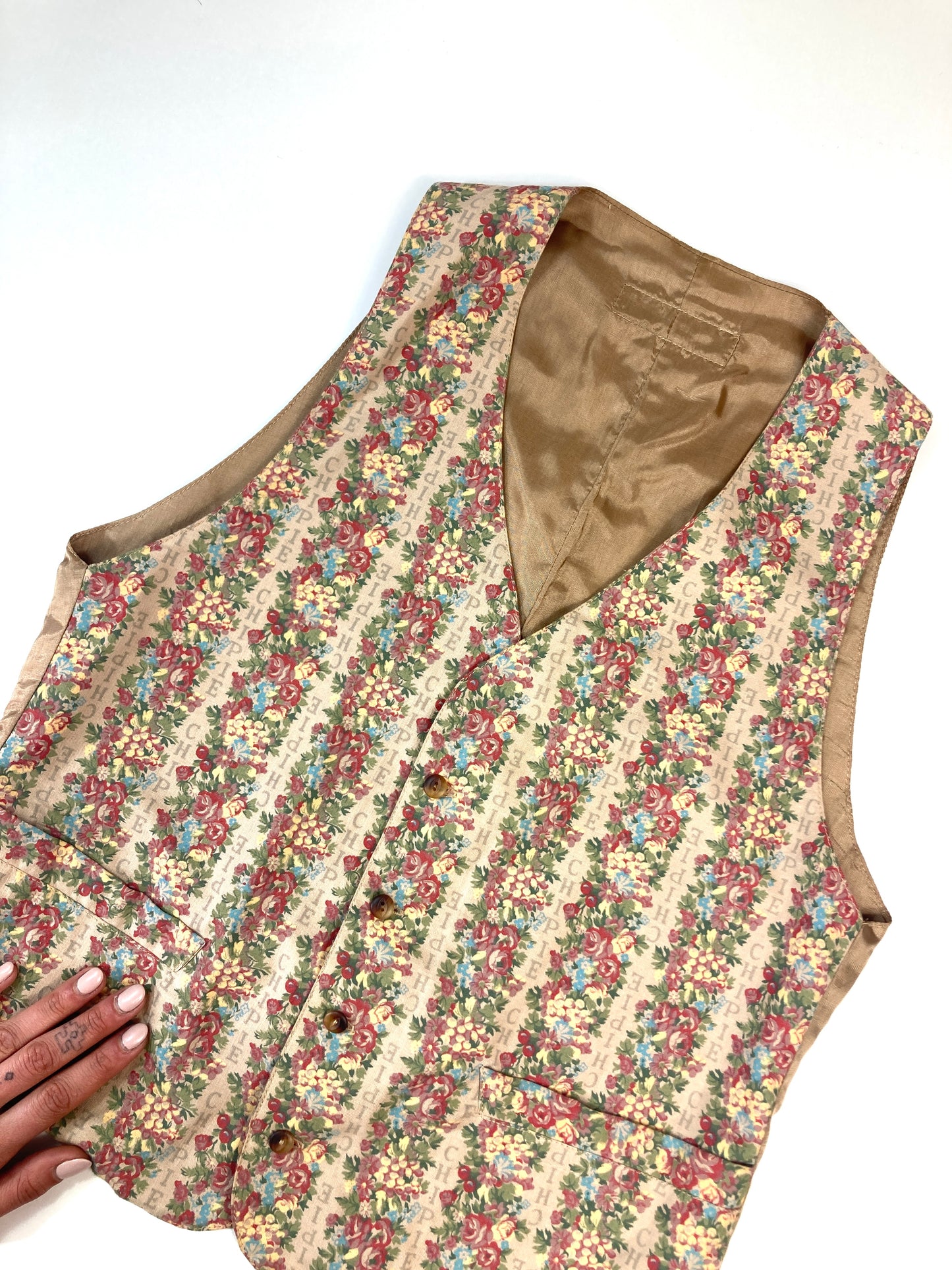 VINTAGE DEADSTOCK CHIPIE FLORAL VEST