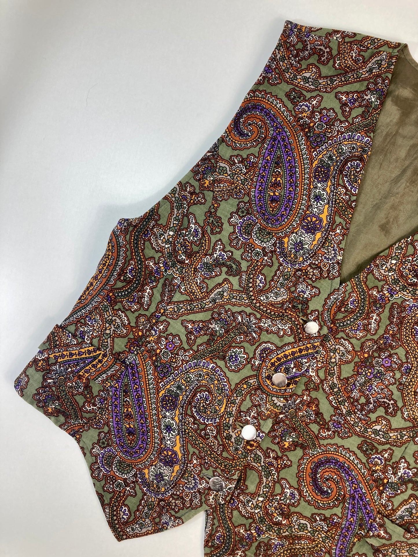 VINTAGE PAISLEY PSYCHEDELIC VEST