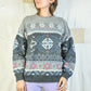 VINTAGE WOOL ETHNIC PATTERN JUMPER