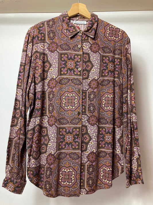 VINTAGE 70S ARABESC PSYCHEDELIC BLOUSE