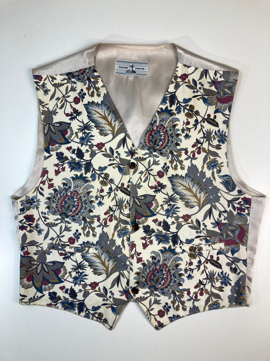 VINTAGE ORNAMENTAL FLORAL VEST