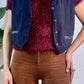 VINTAGE BEAUTIFUL ETHNIC FABRIC VEST