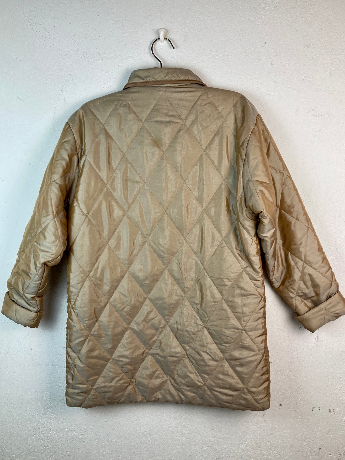 VINTAGE y2k PEARLED QUILTED JACKET