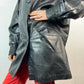 VINTAGE 80s TEXTURED GENUINE LEATHER JACKET