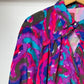 VINTAGE TAILOR MADE PAINTED PATTERN BLOUSE