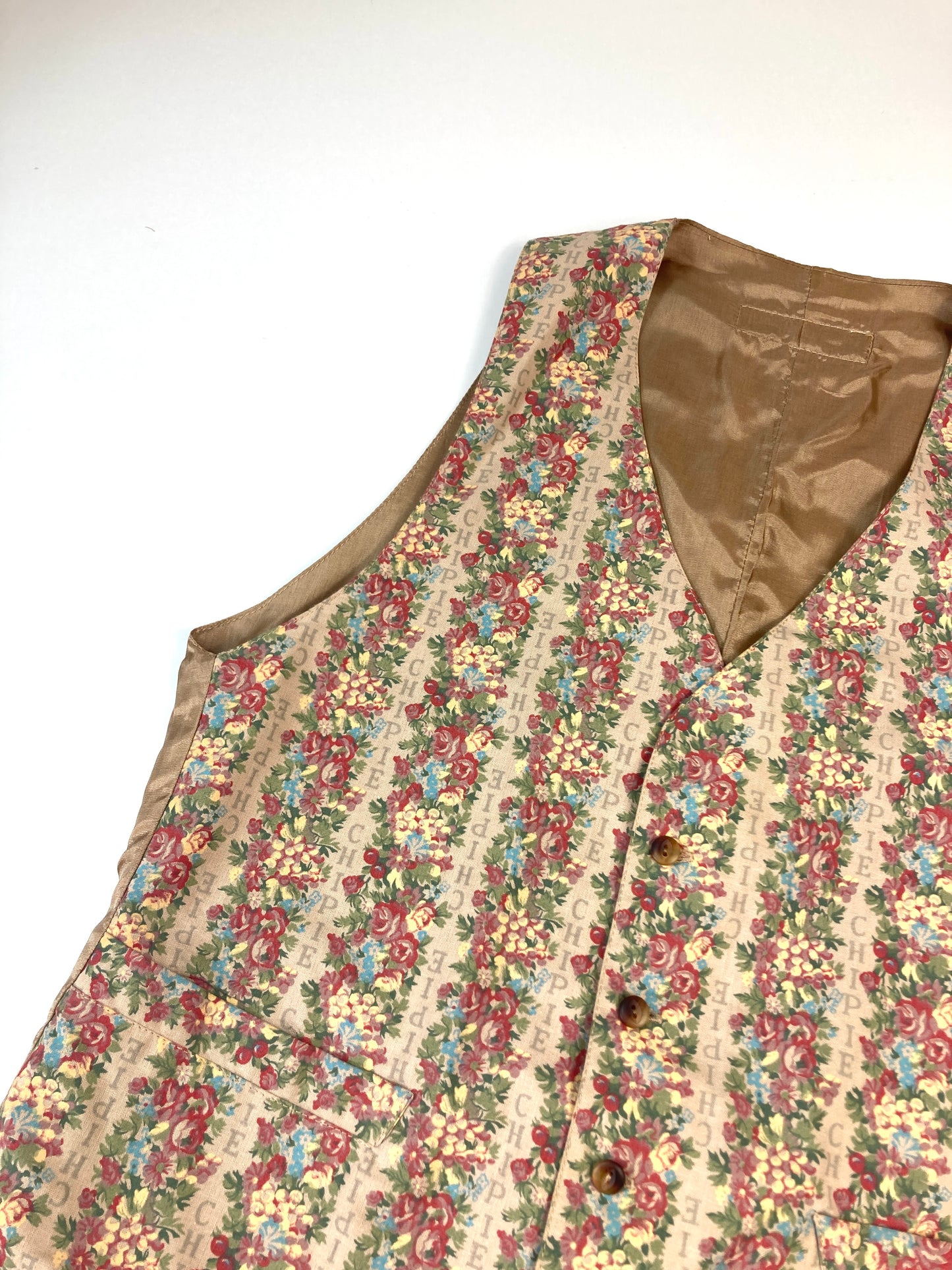 VINTAGE DEADSTOCK CHIPIE FLORAL VEST