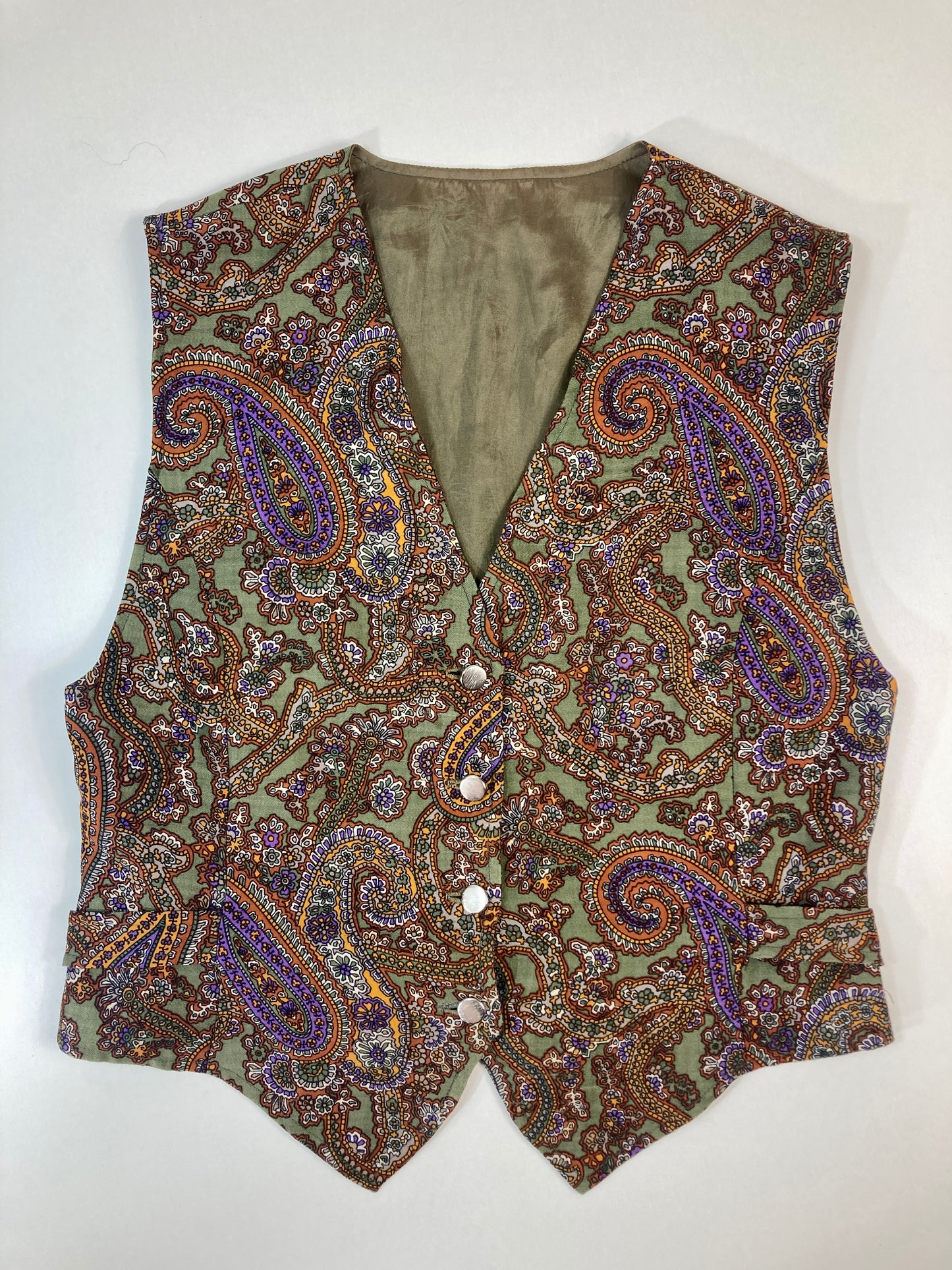 VINTAGE PAISLEY PSYCHEDELIC VEST