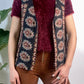 VINTAGE HANDMADE FOLKCORE PAISLEY VEST