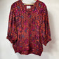 VINTAGE PSYCHEDELIC PAISLEY SEE THROUGH BLOUSE