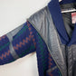 VINTAGE 80s KNITTED LEATHER BOMBER JACKET