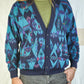 VINTAGE NAVIGARE GEOMETRIC WOOL CARDIGAN