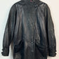 VINTAGE 80s TEXTURED GENUINE LEATHER JACKET