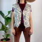 VINTAGE ORNAMENTAL FLORAL VEST