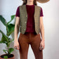 VINTAGE GOLDEN CLASSICAL GEOMETRIC VEST