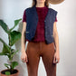 VINTAGE BEAUTIFUL ETHNIC FABRIC VEST